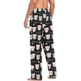 thumbnail image 6 of FREEAMG Men's Cotton Pajama Pants Lounge Sleep Pants Soft Sleepwear Pajama Bottoms with Pockets, 6 of 7