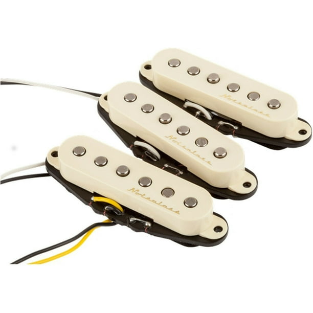 Fender Vintage Noiseless Strat Guitar Pickup Set White Alnico SSS ERIC CLAPTON