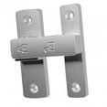 thumbnail image 1 of Pestillo abatible Macarena plateado Cerradura de puerta, 1 of 6