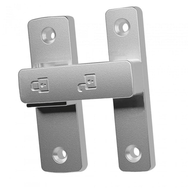 Pestillo abatible Macarena plateado Cerradura de puerta
