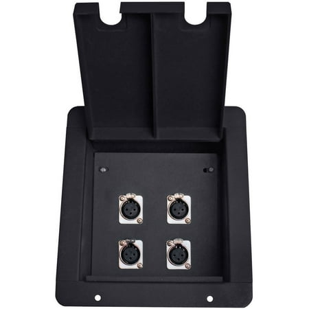 Elite Core Recessed Floor Box with AV Connections