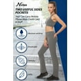 thumbnail image 3 of Nirlon Straight Leg Yoga Pants With Pockets - High Waisted Leggings For Women, 3 of 5