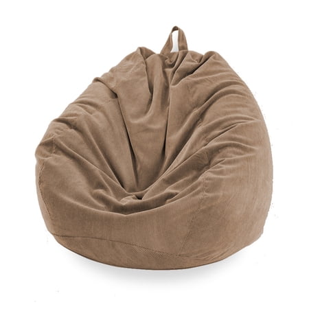 Nokiwiqis Corduroy Sofa Cover For Bean Bag Chair  Water Drop Shape Sofa Cover  Nordic Furniture Accessory