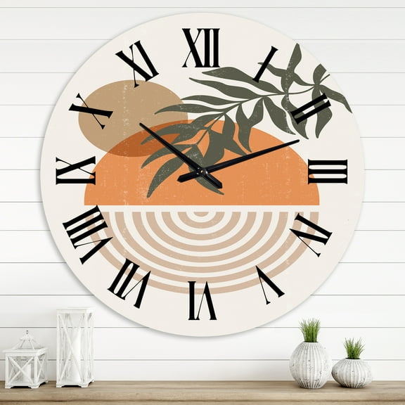 Designart 1 in Quartz Modern/Contemporary Wall Clock