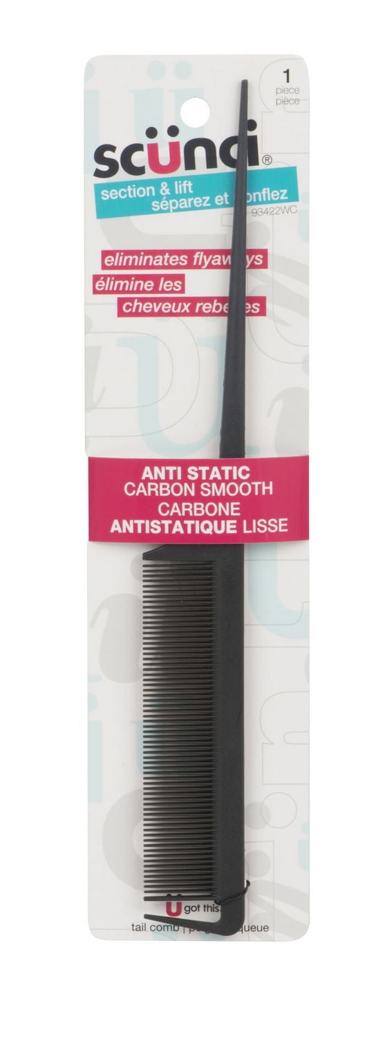 Scünci Anti Static Section & Lift Comb, Anti-Static Tail Comb