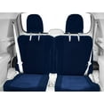 thumbnail image 2 of CalTrend Rear Velour Seat Covers for 1996-2002 Toyota 4Runner - TY112-04RR Blue Premier Insert with Classic Trim, 2 of 3