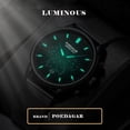 thumbnail image 4 of POEDAGAR New Mens Watches Top Brand Luminous Waterproof Timing Calendar Casual Fashion Stainless Steel Mesh Quartz Wristwath, 4 of 5