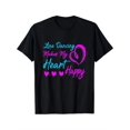 thumbnail image 1 of Line Dancing Makes My Heart Happy Line Dance T Shirt 100% Cotton, 1 of 5