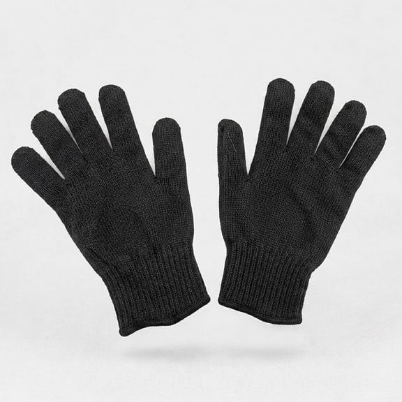 WSTEER Cut Resistant Gloves Pair for Hand Safety, Kitchen Gloves for Cutting, Slicing, and Food Preparation (Black)
