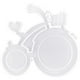 thumbnail image 1 of Molde de resina epoxi de cristal para marco de fotos de bicicleta Adorno para marco de fotos DIY Molde de silicona para colgante de decoración de escritorio, 1 of 5