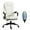 Blanc, variante sur Vinsetto Chaise de Bureau de Massage à Vibration 7 Points avec Roues Pivotantes, Noir