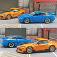 thumbnail image 6 of 1/64 Wheels and Tires,Detachable wheels, Orange and Blue color for Upgrade Mainline Diecast Model Cars,Real Rider Series,8 sets a pack.(MBK11), 6 of 6