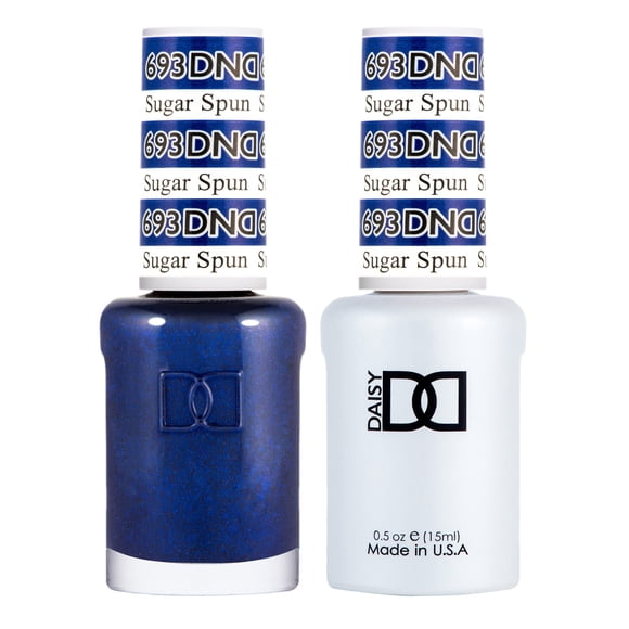 Set de esmaltes en gel DAISY DND Blue Collection 693 Sugar Plum