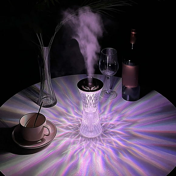 Humidificador de aire Portátil perfecl con Luz Nocturna de 7 colores silencioso 2 modos de niebla USB