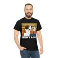 thumbnail image 2 of St Bernard & Lint Roller 'This is How I Roll' Funny Dog T-Shirt, 2 of 3