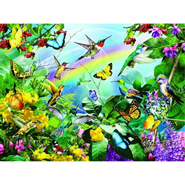 Hummingbird Sanctuary 1000 Piece Jigsaw Puzzle by SunsOut