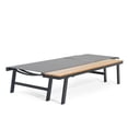 thumbnail image 4 of Noble House Waterloo Outdoor Mesh/luminum Lounge with Side Table Gray, 4 of 12