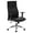 Black, variant on basyx VL108 Executive High-Back Chair, Black Leather