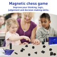 thumbnail image 3 of Juego de ajedrez magnético Rytopt 2024 con piedras para niños y adultos, 3 of 6