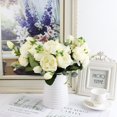 thumbnail image 4 of 2PCS Artificial Flower 5-Head Realistic Rose Fake Flower Fake Plant for Wedding, 4 of 9