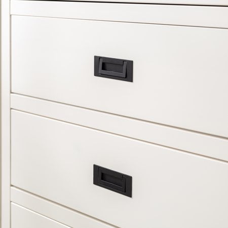 Annabelle Four Drawer Solid Wood White Dresser by Chateau Lyon