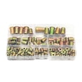thumbnail image 1 of 120Pcs M4/M5/M6/M8/M10 Zinc Alloy Color-plated Furniture Hex Socket Screw Inserts Thread Hex Drive Inserts Nuts Tool Kit, 1 of 6