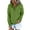 Green, variant on Gold Sweatshirt for Women Long Casual Down for Womens Pocket Hooded Sweatshirts Pullover Sleeve Button V Drawstring Hoodies Neck Women's Hoodies & Sweatshirts