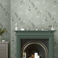 thumbnail image 2 of Laura Ashley Mari Mineral Green Wallpaper, 2 of 4