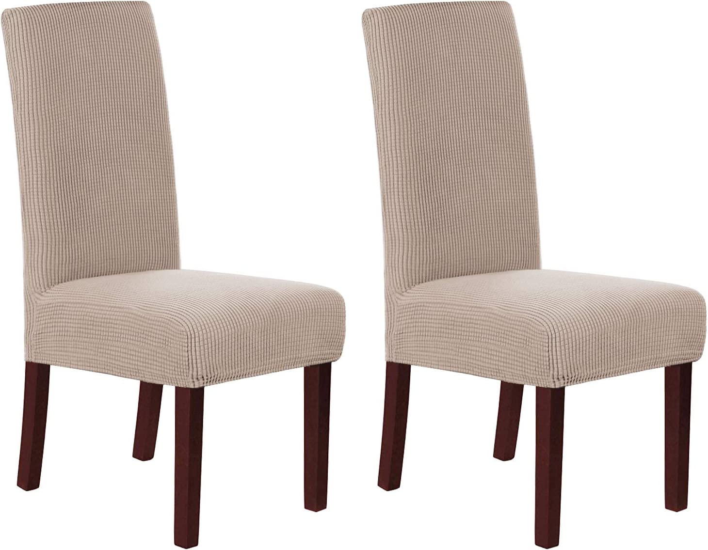 Chair Covers for Dining Room Set of 2 Brown Chairs Covers Kitchen Chair