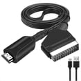 thumbnail image 1 of Hdmi To Scart Cable 1 Meter Long Direct Connection, 1 of 4