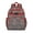 Red-14, variant on Food Pattern Student Backpack Featuring Ice Cream and Sweet Treats Lightweight and Durable and Book Bag Adjustable Chest Strap and Padded Shoulder Straps for Comfort
