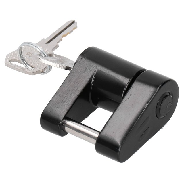 Cerraduras de enganche de remolque de aleación de zinc de 1/4 pulg. de diámetro, antirrobo para remolques, caravanas, camiones y automóviles.