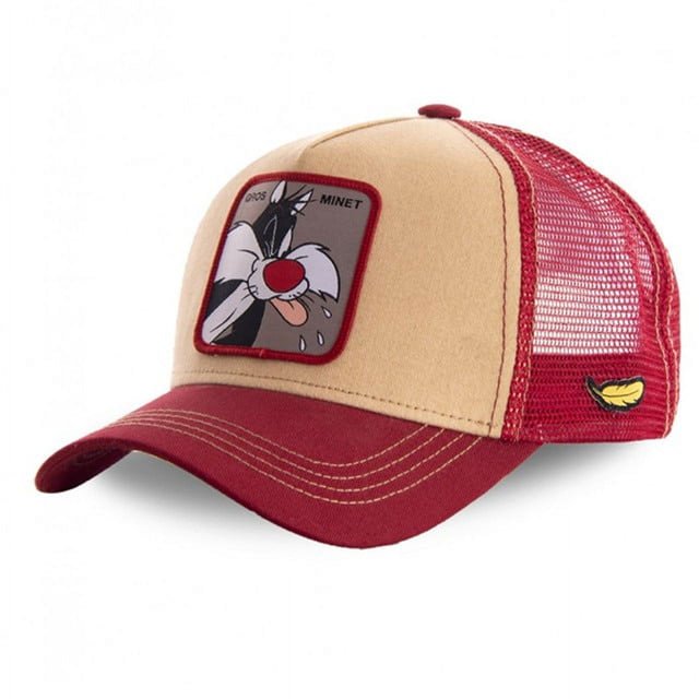 LS Hot Sale Unisex Anime Cartoon Cap High Quality Patch Draw Baseball Cap Men Trucker Hat