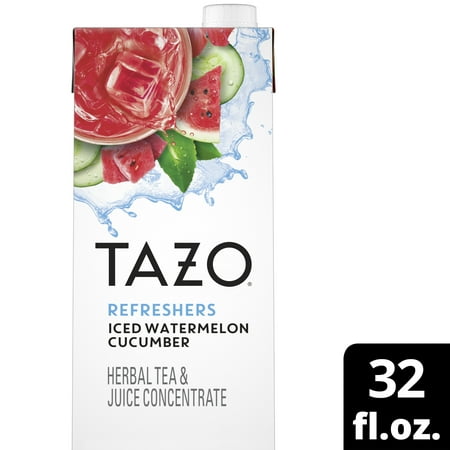 Tazo Refreshers Iced Watermelon Cucumber Iced Tea Concentrate - 32 fl oz