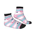 thumbnail image 3 of Bingfone Flamingo1 Design Patterned Men'S Women'S Casual Cotton Socks, 3 of 9