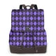 thumbnail image 1 of Fotbe purple argyle Mochila Bolso con Estampado para Mujer, Mochila Antirrobo de Nylon Impermeable, Bolsa Ligera de Hombro, 1 of 4