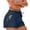 #Navy, variant on Women's High Waisted High Split Workout Gym Shorts With Pocket,Yellow,Women's Plus Size XLYoung Women's Short