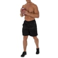 thumbnail image 3 of Athletic Works Men's and Big Men's 8" Active Rice Hole Mesh Shorts, up to 5XL, 3 of 5