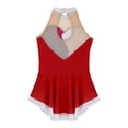 thumbnail image 5 of DPOIS Kids Girls Mesh Splice Shiny Rhinestone Dress Gymnastic Leotard Ballet Dancewear, 5 of 5