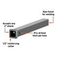 thumbnail image 5 of Curt 49240 2x24 Inch Weld On Steel Trailer Hitch Truck Tow Receiver Tube, 5 of 5