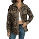 thumbnail image 1 of Lucakuins, chaquetas salvajes a la moda para mujer, estampado de leopardo, cuello vuelto, abrigo de manga larga con botones, ropa de abrigo informal para primavera y otoño Lucakuins moda, 1 of 6