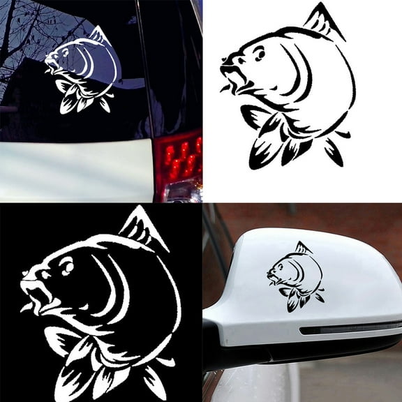 SPRING PARK Waterproof Carp Fishing Car Styling Stickers Truck Kayak Boat Decals Decoration