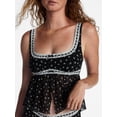 thumbnail image 3 of No Boundaries Beaded Lace Flyaway Top, Women's XS-3XL, 3 of 4