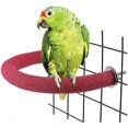 thumbnail image 1 of U Shape Parrot Perch Stand,quartz Sands Bird Cage Perches Paw Grinding Clean Stick For Cockatiels Macaws Parrots, 1 of 5
