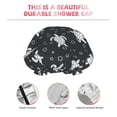 thumbnail image 3 of KLL Turtle Pattern Shower Cap & Bath Cap for Women,Reversible Oversized Waterproof Shower Caps for all Hair Lengths,Elastic Reusable Bathing Hair Cap, 3 of 6