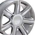 thumbnail image 2 of 22 inch Rim fits 99-18 Cadillac Escalade Hyper Silver Aluminum Wheel Direct Fit, 2 of 3