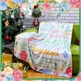 thumbnail image 2 of Abuelita Gifts in Spanish Abuela Gifts 50" x 60" Blankets Spanish Blanket Regalos para Abuela Spanish Grandma Gift Birthday Gift from Grandchildren Abuelita Gift from Granddaughter Blanket, 2 of 6