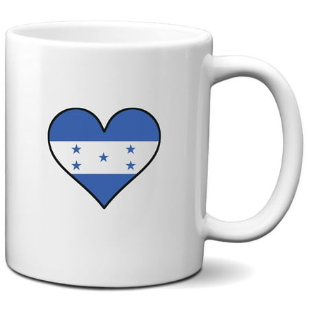 

Honduran Flag Heart Honduras Love Coffee Mug
