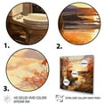 thumbnail image 3 of Designart "Toilet Sunset Horizon expressionism" Bath & Laundry Floater Framed Wall Decor, 3 of 7