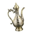 thumbnail image 3 of WeiLaiKeQi Coffee Pot Craft Elegant Flagon Pot for Bedroom Dining Room Living Room BronzewithoutCupTray, 3 of 9